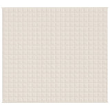 Weighted Blanket Light Cream 200x230 cm 9 kg Fabric 3154822