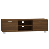 TV Cabinet Brown Oak 140x40.5x35 cm Engineered Wood 342628