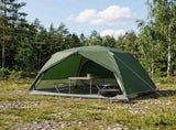 Backpacking Tent Green 2-Person 185T Polyester with PU Coating 42017409