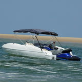4-bow Bimini Top with Mesh Sidewalls 243xx137 cm 94854