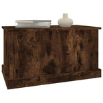 ZNTS Storage Box Smoked Oak 70x40x38 cm Engineered Wood 816509