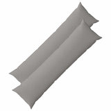 Cushion with Pillow HEERLEN 2 pcs Cloud Grey Fabric 926078