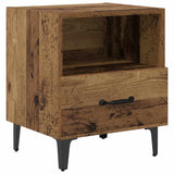 Bedside Cabinet with Drawer 2 pcs Old wood 40 x 35 x 47.5 cm 880598