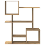 Room Divider Bookcase Artisan Oak 92x29x112 cm Engineered Wood 858128