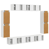 TV Cabinet 8 pcs White 3409141