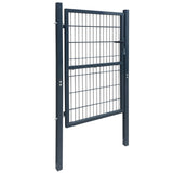 2D Fence Gate Anthracite Grey 106 x 170 cm 141742