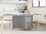Dinning Table 2 pcs 140 x 80 x 77 cm Engineered Wood 3424937