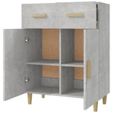 Sideboard Concrete Grey 69.5x34x90 cm Engineered Wood 812190