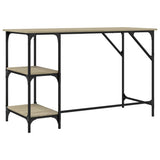 Desk Sonoma Oak 120x50x75 cm Metal and Engineered Wood 845322