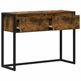 End Table Smoke Oak 100 x 36 x 75 cm Engineered Wood 886698