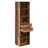 Highboard Old Wood 50 x 42.5 x 185 cm Engineered Wood 3402641