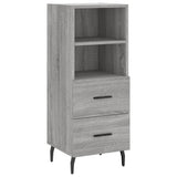 Highboard Grey Sonoma 34.5x34x180 cm Engineered Wood 3199319