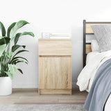 Bedside Cabinet Sonoma Oak 39x35x65 cm Engineered Wood 861323