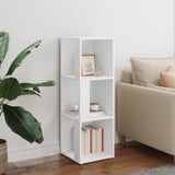 809026 Corner Cabinet White 33x33x100 cm Engineered Wood