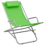 Rocking Chairs 2 pcs Steel Green 310339