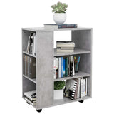 Storage Cabinet Concrete grey Engineered wood Rollable 808453