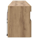 TV Wall Cabinets with LED 2 pcs Artisan Oak 80 x 30 x 40 cm 882980