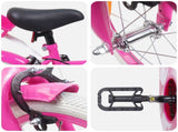 Kids Bike 12 Inches for 2-4 Years Old Pink 42009431