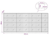 Gabion with 5 mm Wire and 10x10 cm Mesh 350x20x200 cm 3465073