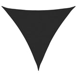 Sunshade Sail 160 g/m Black 6x6x6 m HDPE 311762