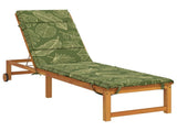 Sunlounger Cushion GEMERT 100% Polyester Leaf Design 948522