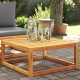 Garden Table 65x65x29 cm Solid Wood Acacia 4008157