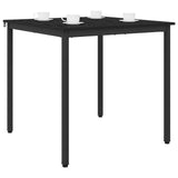 Dining Tables 80 x 80 x 75 cm Engineered Wood Black Oak Square 892626