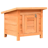 Cat House Solid Pine & Fir Wood 50x46x43.5 cm 170640