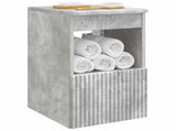 Bathroom Cabinet Concrete Grey 30 x 35 x 50 cm Engineered Wood 890485
