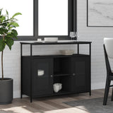 Sideboard Black 100x35x80 cm Engineered Wood 835504