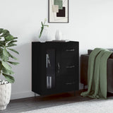 Sideboard Black 69.5x34x90 cm Engineered Wood 828037