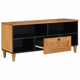 TV Cabinet with Drawer 100 x 33 x 46 cm Solid Mango Wood 4018096