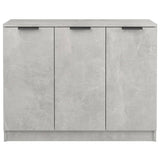 Sideboard Concrete Grey 90.5x30x70 cm Engineered Wood 811191