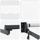 Electric Retractable Awning White and Anthracite 4.5 x 3 m 3420172