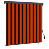 145978 Outdoor Roller Blind 160x250 cm Orange and Brown