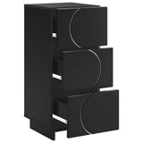 Sideboard Black 33.5 x 34.5 x 75 cm Engineered Wood 8011514