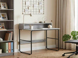 Desk with Storage Grey Sonoma 80 x 50 x 91 cm 8008023