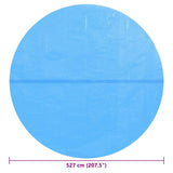Pool Cover Blue 527 cm PE 92147