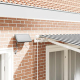 Manual Retractable Awning with LED Anthracite&White 300x250 cm 3215779