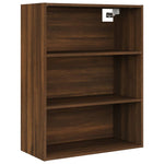 ZNTS Hanging Wall Cabinet Brown Oak 69.5x32.5x90 cm 817401