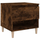 Bedside Table Smoked Oak 50x46x50 Engineered Wood 819542