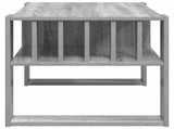 Coffee Table Grey Sonoma 92 x 49.5 x 45 cm Engineered Wood 8000113