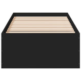 Bed Frame without Mattress Black 90x190 cm Single 3281064
