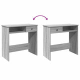 Desk Grey Sonoma 80x40x75 cm Engineered Wood 860477