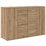 Sideboards with Drawer Corona 2 pcs Artisan Oak 59 x 39 x 80 cm 3402807