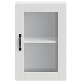 Kitchen Wall Cabinet with Glass Door Porto White 854007