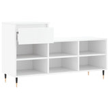 ZNTS Shoe Cabinet White 102x36x60 cm Engineered Wood 831356