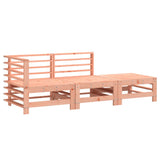 3 Piece Garden Lounge Set Solid Wood Douglas 825651