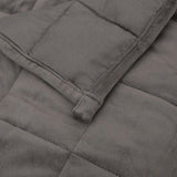 Weighted Blanket Grey 140x200 cm Single 6 kg Fabric 3154833