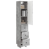 Cabinet Set 2 pcs 33 x 34.5 x 90 cm Engineered Wood 3416388